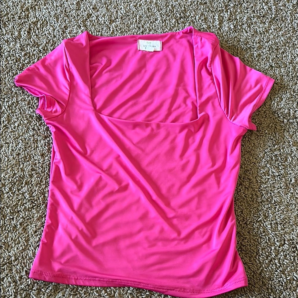 Hot Barbie Pink Women's Top